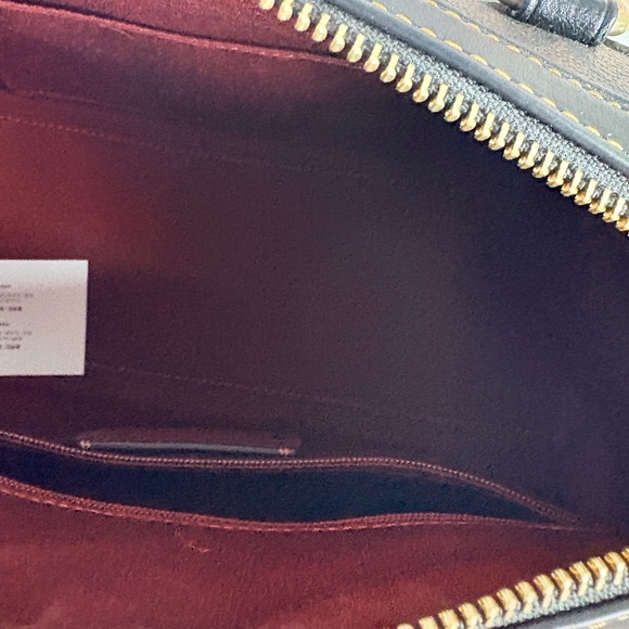 Coach Brown Satchel with Colorful Patches - Picture 6 of 8